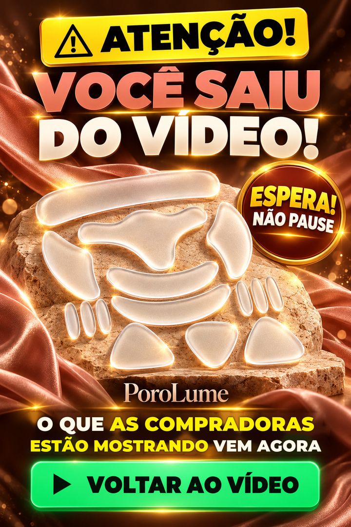 Atenção! Você saiu do vídeo. Espera, não pause: o que as compradoras estão mostrando vem agora. Voltar ao vídeo.